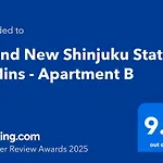 Brand New Shinjuku Station 5 Mins - Apartment B